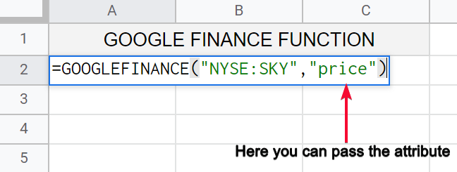 how to use Google Finance Function in Google Sheets 18