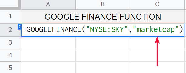 how to use Google Finance Function in Google Sheets 19