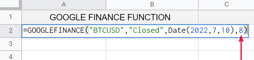 how to use Google Finance Function in Google Sheets 27