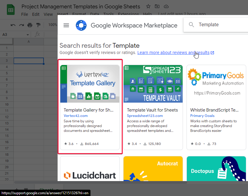 project Management Templates in Google Sheets 19