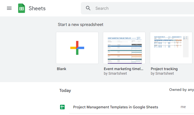 project Management Templates in Google Sheets 5