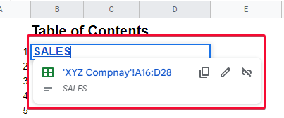 How to Generate a Table of Contents in Google Sheets 21