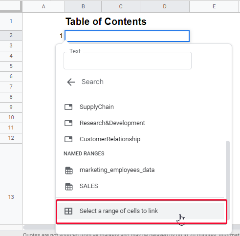 How to Generate a Table of Contents in Google Sheets 27
