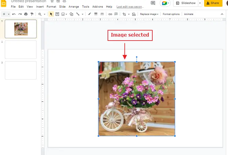 How to duplicate an image in google slides 1