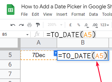 how to Add a Date Picker in Google Sheets 8