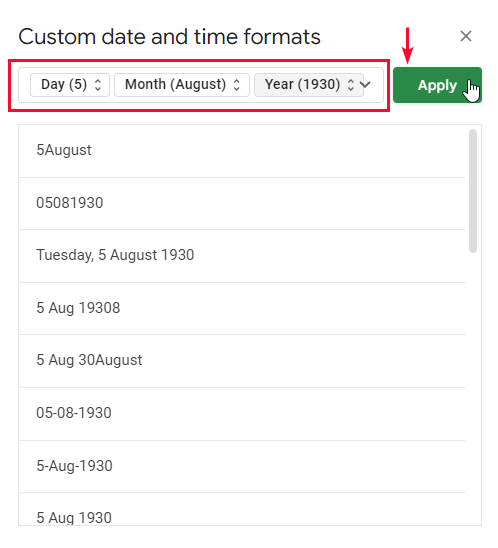 how to Add a Date Picker in Google Sheets 15