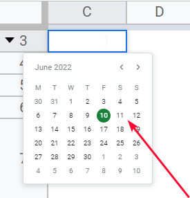 how to Add a Date Picker in Google Sheets 23