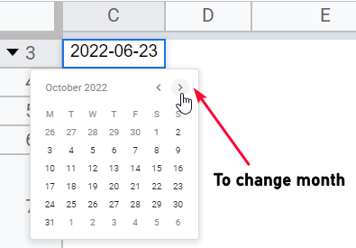 how to Add a Date Picker in Google Sheets 24