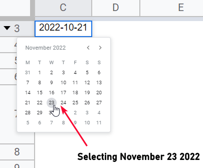 how to Add a Date Picker in Google Sheets 25