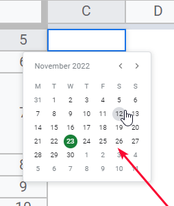 how to Add a Date Picker in Google Sheets 29
