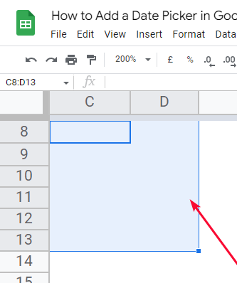 how to Add a Date Picker in Google Sheets 30