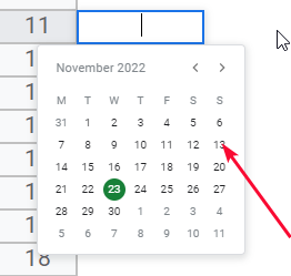 how to Add a Date Picker in Google Sheets 32