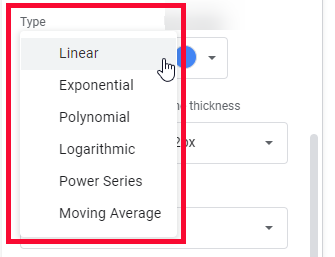 how to Add a Trend Line in Google Sheets 16