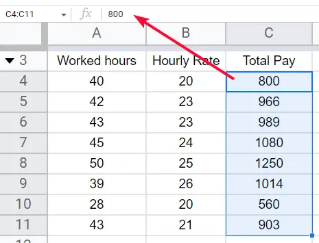 how to Convert Formulas to Values in Google Sheets 7