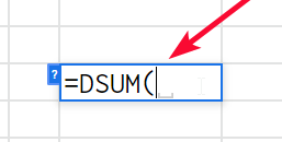 how to DSUM Function in Google Sheets 20