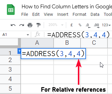 how to Find Column Letters in Google Sheets 5
