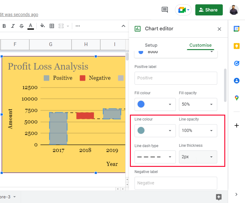 how to Make a Waterfall Chart in Google Sheets 24