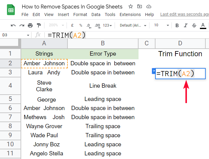 how to Remove Spaces In Google Sheets 17