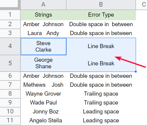 how to Remove Spaces In Google Sheets 25