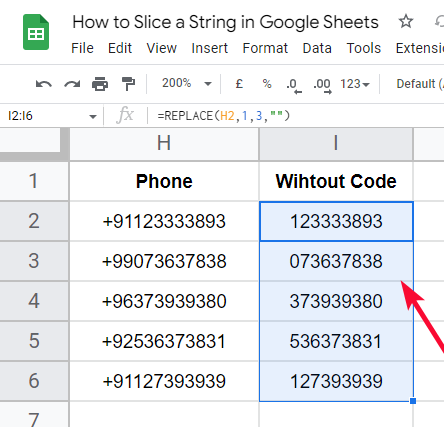 how to Slice a String in Google Sheets 23