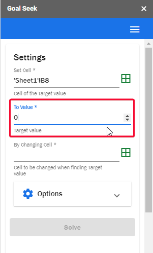how to use Goal Seek in Google Sheets 22