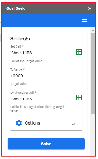 how to use Goal Seek in Google Sheets 30