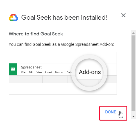 how to use Goal Seek in Google Sheets 8
