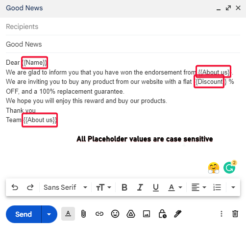 how to use Mail Merge in Google Sheets 13