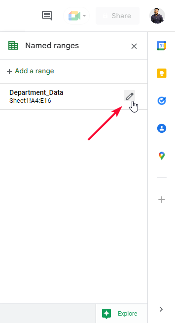 how to use Named Range in Google Sheets 9