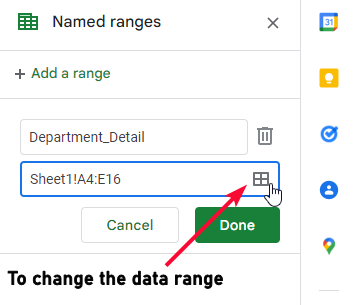 how to use Named Range in Google Sheets 11