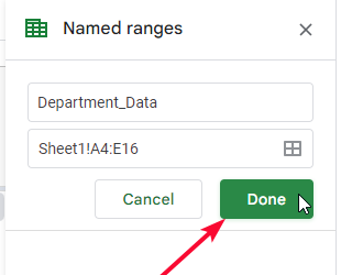 how to use Named Range in Google Sheets 5