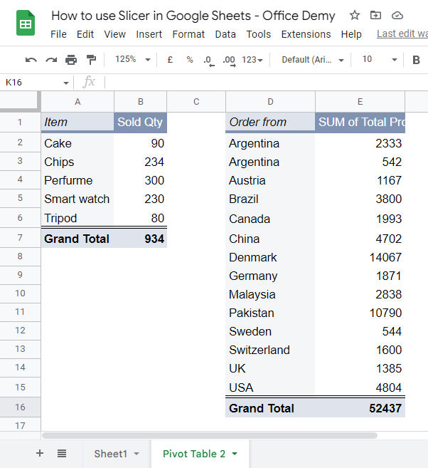 how to use Slicer in Google Sheets 42
