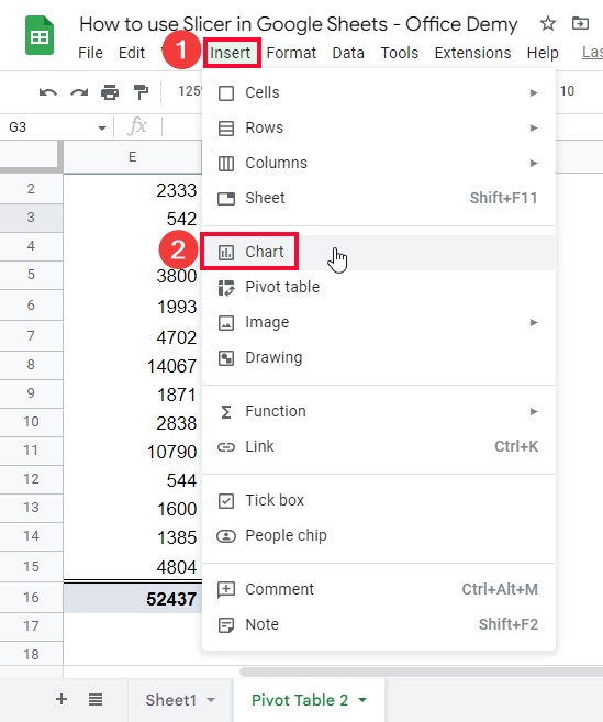 how to use Slicer in Google Sheets 43