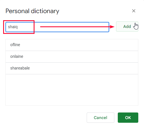 how to use Spell Check in Google Sheets 20