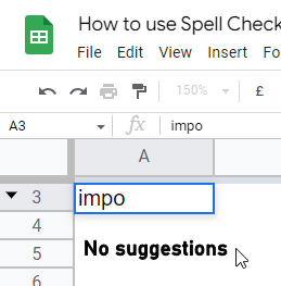how to use Spell Check in Google Sheets 24