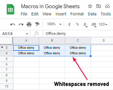 macros in Google Sheets 28