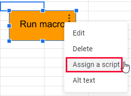 macros in Google Sheets 33