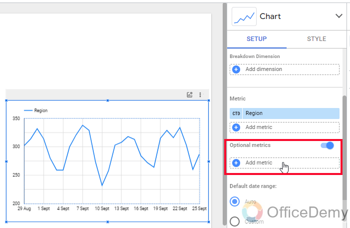 Drill Down and Optional Metrics in Google Data Studio 15