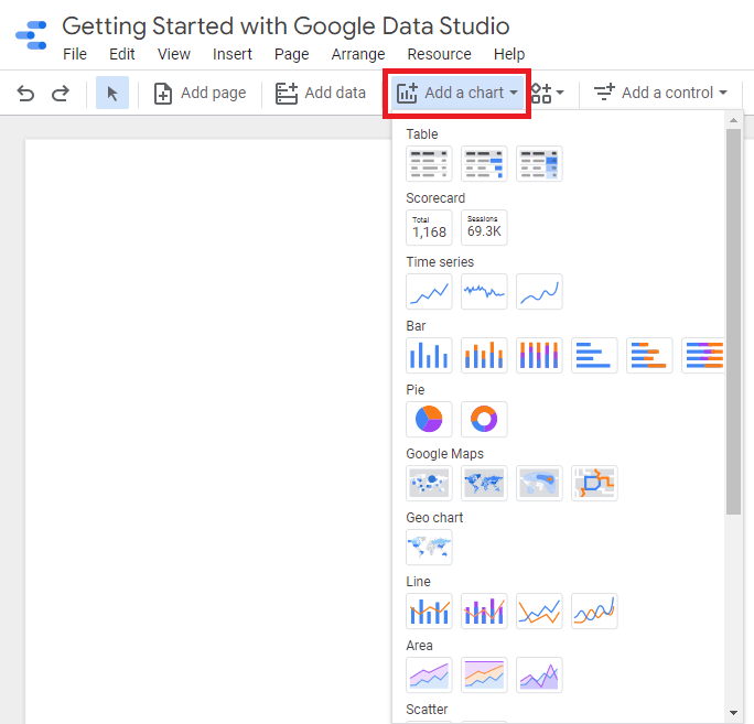 Getting Started with Google Data Studio 19
