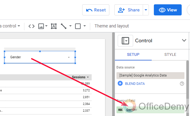 How to Add Controls in Google Data Studio 8