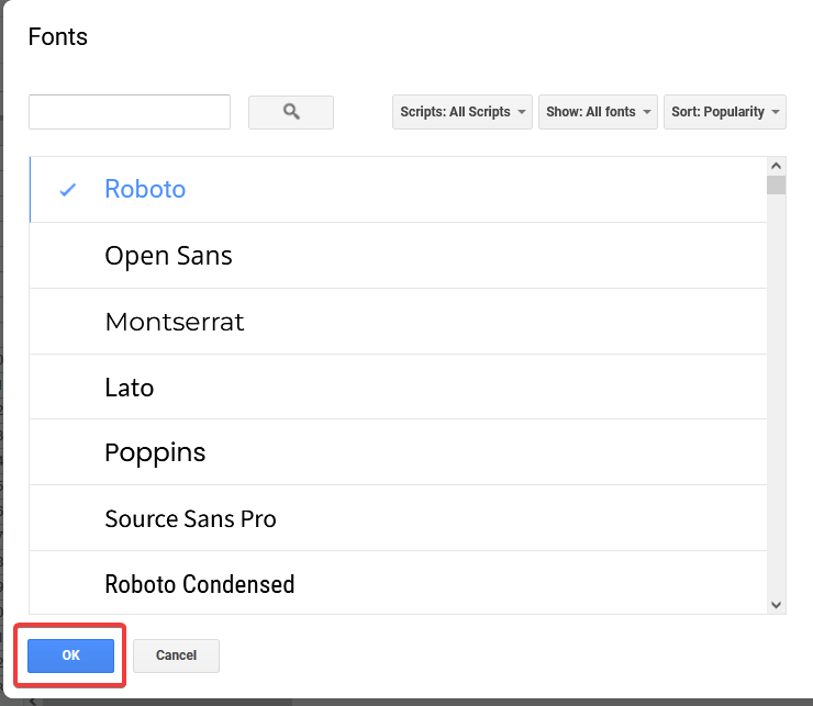 How to Change the Default Font in Google Sheets 9