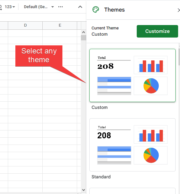 How to Change the Default Font in Google Sheets 12