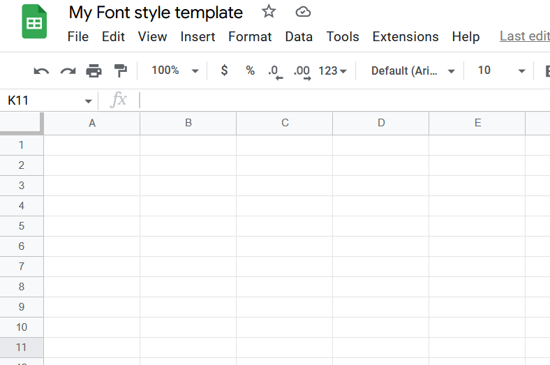 How to Change the Default Font in Google Sheets 19