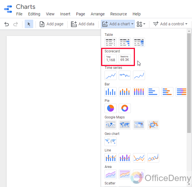 How to Create Chart in Google Data Studio 2