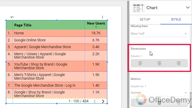 How to Customize Tables in Google Data Studio 33