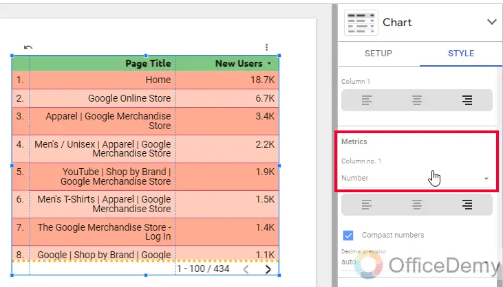 How to Customize Tables in Google Data Studio 40