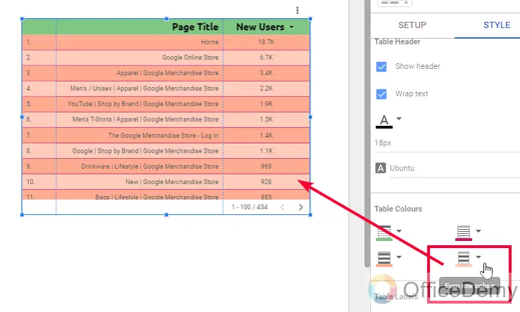 How to Customize Tables in Google Data Studio 14