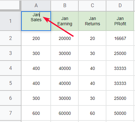 How to Insert a Diagonal Line in a cell in Google Sheets 2