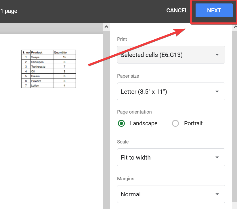 How to Print data in Google Sheets 19