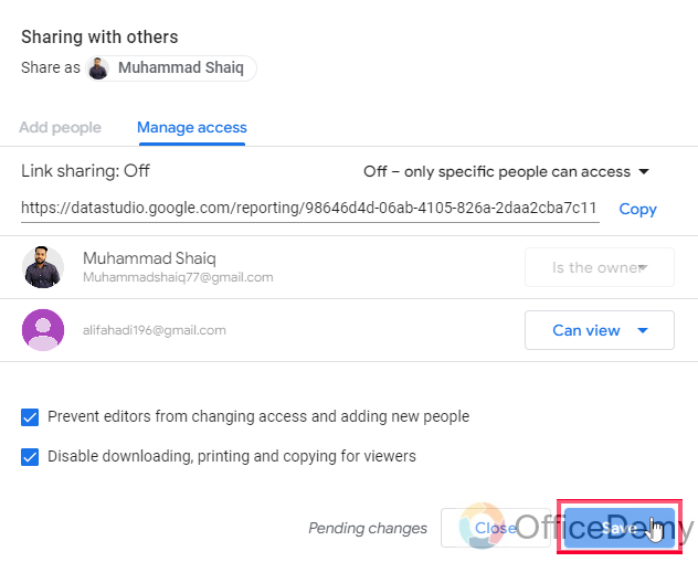 How to Share Reports in Google Data Studio 14